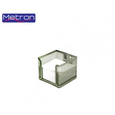 METRON ΚΥΒΟΣ ΜΕΤΑΛΛΙΚΟΣ ΚΕΝΟΣ 9.5x9.5x8 ΑΣΗΜΙ